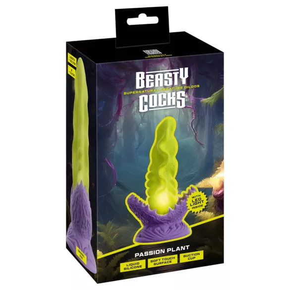 Beasty Cocks - gode lumineux réaliste - silicone vert