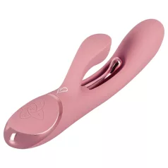   Beau Coeur Avenor - vibromasseur point G avec languette et stimulateur clitoridien (rose)