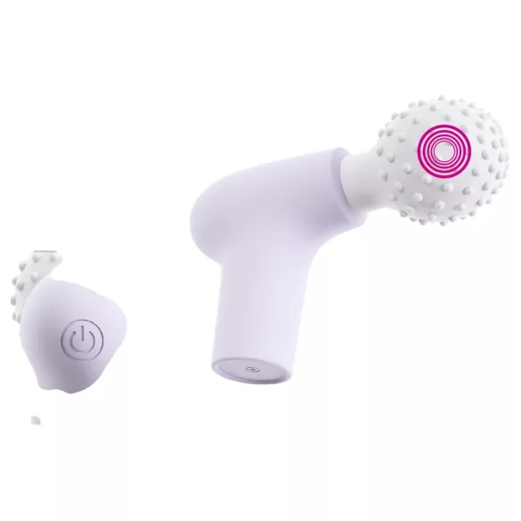 Beau Coeur Rionex - mini vibromasseur de massage - silicone violet