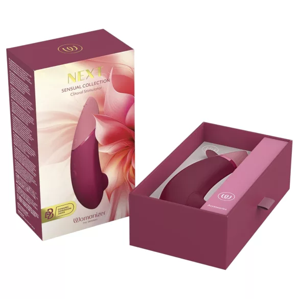 Womanizer Next - stimulateur clitoridien à ondes d’air rechargeable - bordeaux