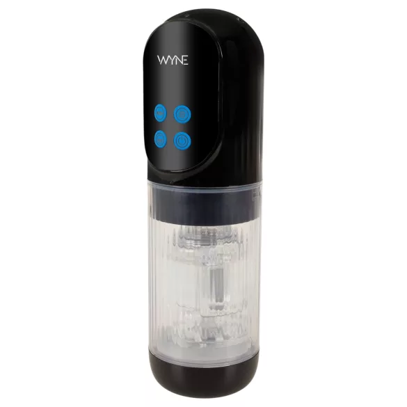 WYNE 12 - masturbateur rechargeable à succion, rotation et vibration (noir)