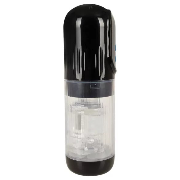 WYNE 12 - masturbateur rechargeable à succion, rotation et vibration (noir)