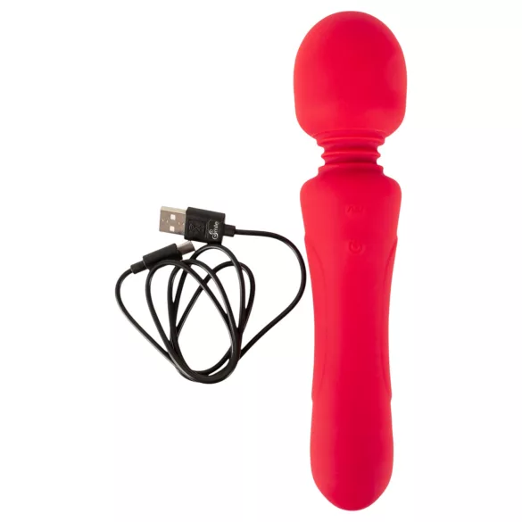 Sweet Smile - vibromasseur wand rechargeable et étanche (rouge)