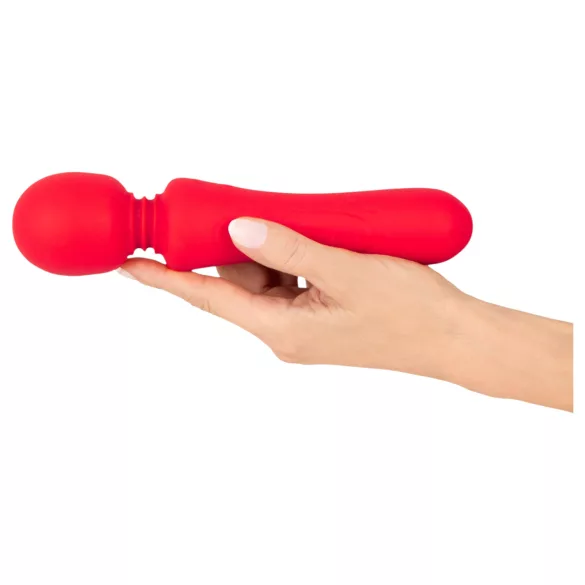 Sweet Smile - vibromasseur wand rechargeable et étanche (rouge)