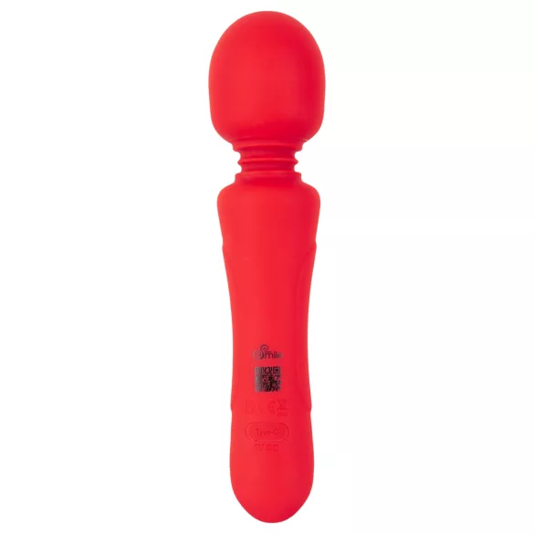 Sweet Smile - vibromasseur wand rechargeable et étanche (rouge)