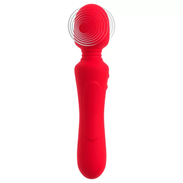 Sweet Smile - vibromasseur wand rechargeable et étanche (rouge)