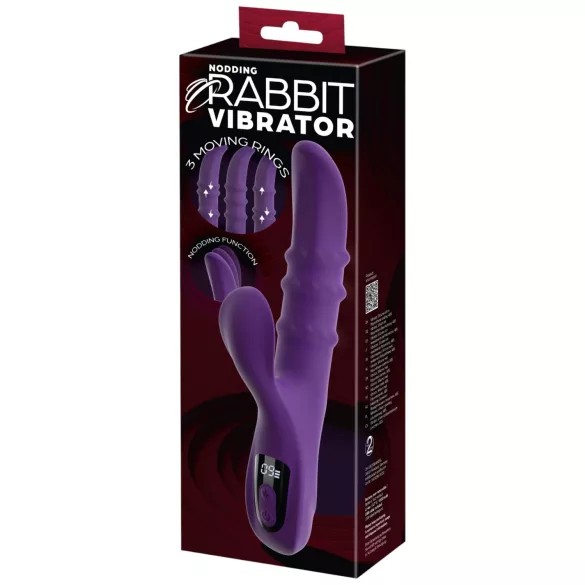 You2Toys - vibromasseur clitoridien à bras oscillant et anneau mobile (violet)