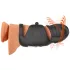 Rebel - vibromasseur pénien pour hommes avec stimulateur de gland mobile (noir)