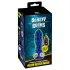 Beasty Cocks Firefly Fantasies - vibromasseur de fantaisie chauffant à va-et-vient (bleu) - 23 cm