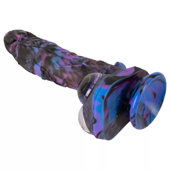 Beasty Cocks Firefly Fantasies - vibromasseur de fantaisie chauffant à va-et-vient (bleu) - 23 cm
