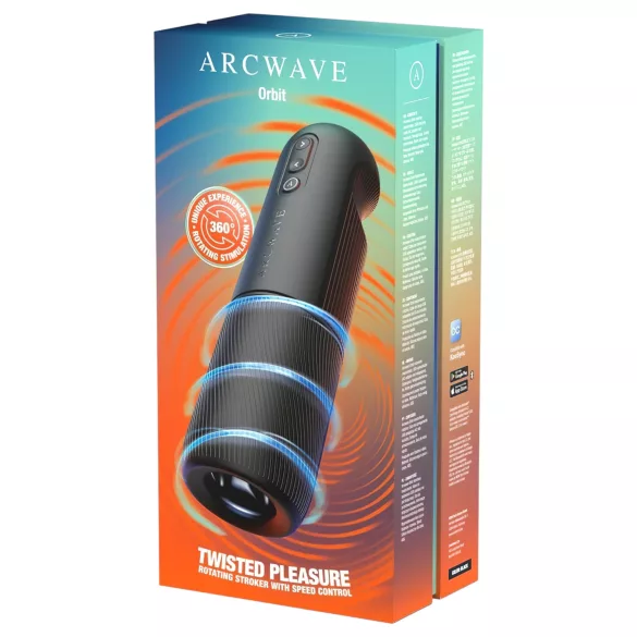 Arcwave Orbit - masturbateur rotatif (noir)
