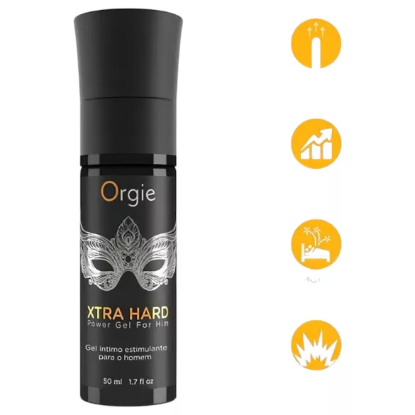 Orgie Xtra Hard - gel stimulant érection - 50ml