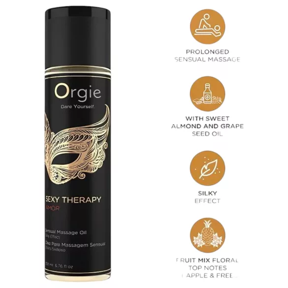 Orgie Amor - huile de massage sensuelle - 200ml