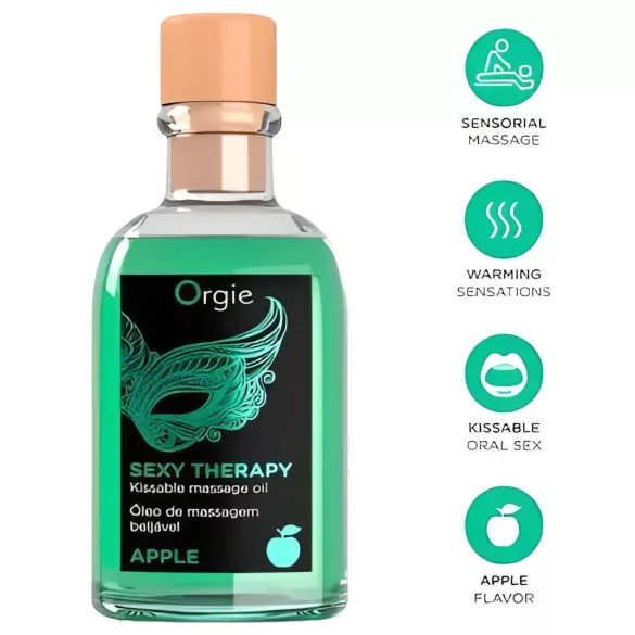Orgie Sexy Therapy - coffret huiles de massage - pomme