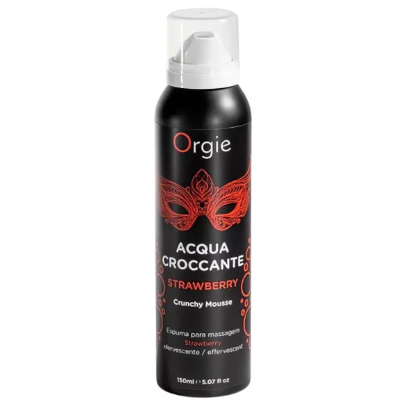 Orgie - Mousse de massage effet crépitant - fraise - 150ml
