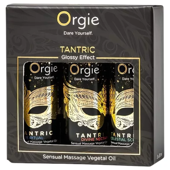 Orgie - Coffret huiles de massage sensuelles - Set 3x30ml