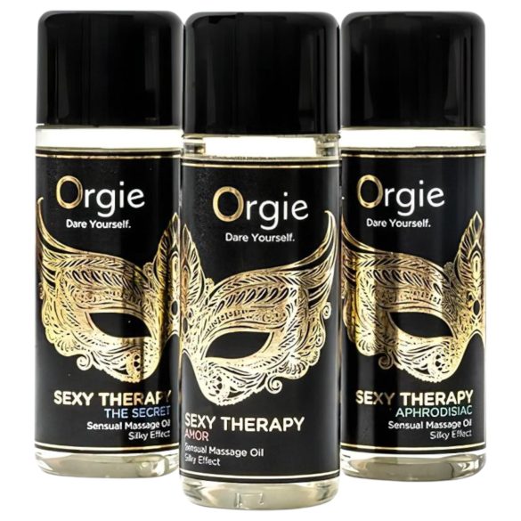 Orgie Sexy Therapy - Coffret d'huiles de massage sensuelles (3x30ml)