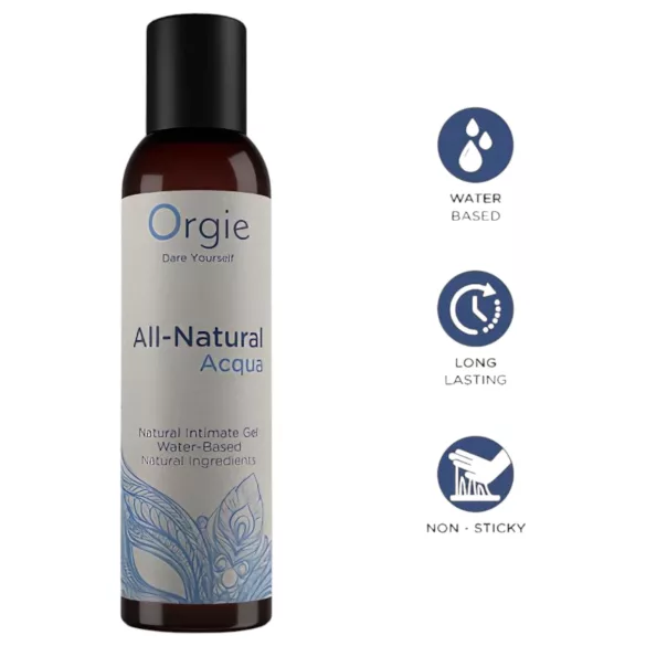 Orgie - Lubrifiant à base d’eau naturel - gel intime (150ml)