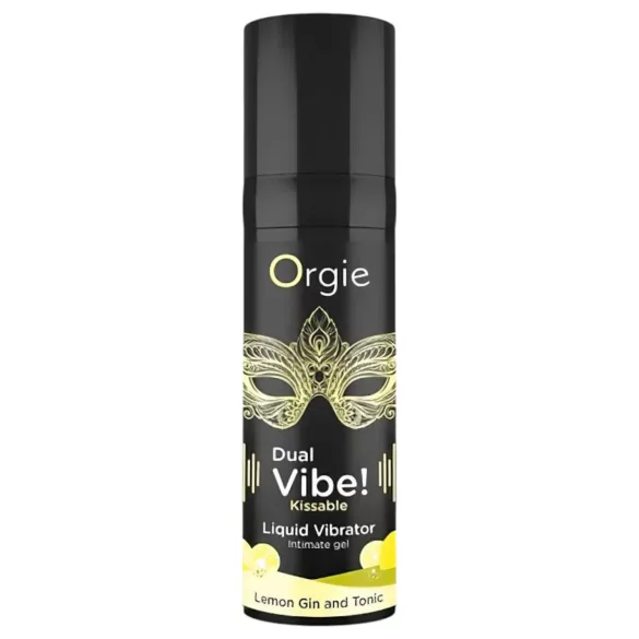 Orgie Dual Vibe - vibromasseur liquide unisexe - Gin Tonic (15 ml)