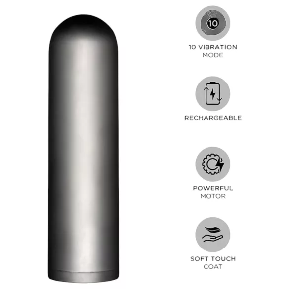 Orgie - mini vibromasseur bullet - set de sextoy - gris