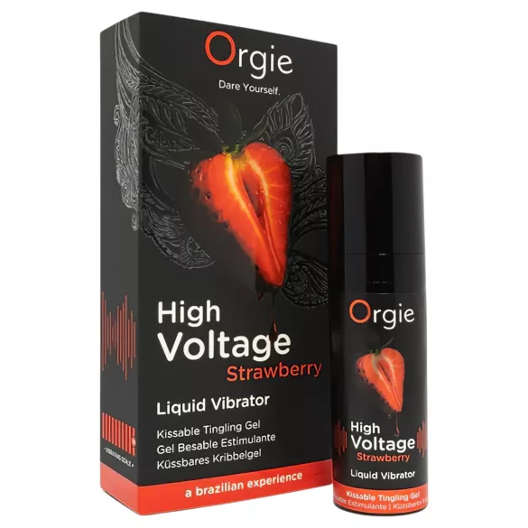 Orgie - gel vibrant effet vibration - fraise - 15ml