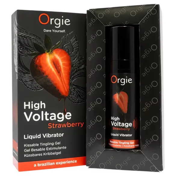 Orgie - gel vibrant effet vibration - fraise - 15ml