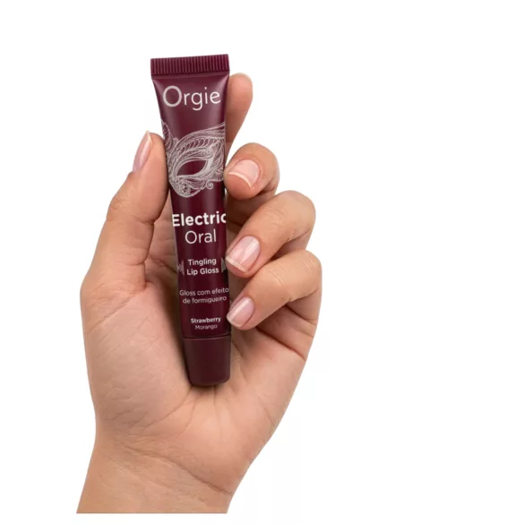 Orgie Electric Oral - gloss pour lèvres effet picotement - fraise (10 ml)