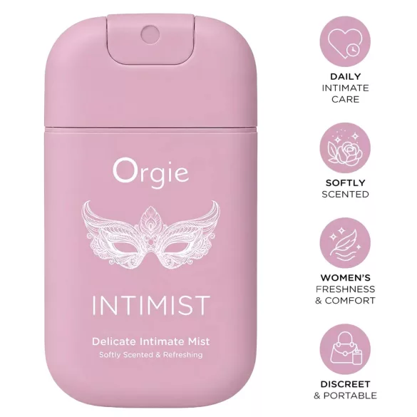 Orgie Intimist - spray intime doux et rafraîchissant pour femmes (30 ml)