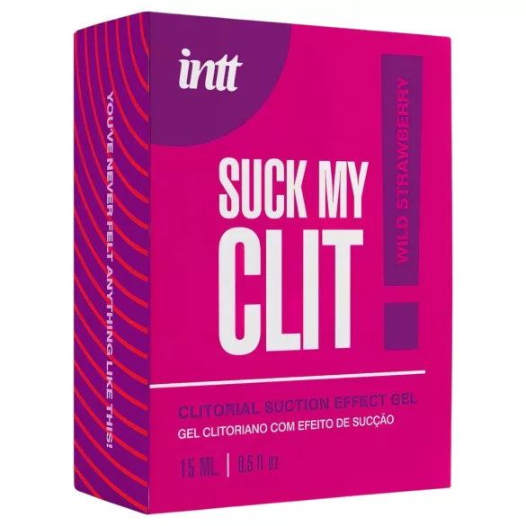 Intt Suck My Clit - gel stimulant clitoridien pour femmes - fraise (15 ml)