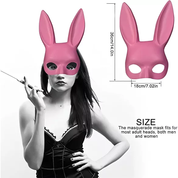 Jogestyle - masque lapin coquin - rose