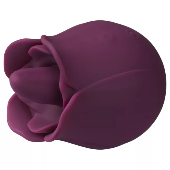 Amaysin - stimulateur clitoridien en forme de rose avec languette (violet)