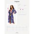 Manteau en dentelle « Cobaltess » (bleu) - Obsessive - L/XL