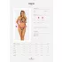 Obsessive Xenita - ensemble soutien-gorge motif translucide (gris) - L/XL