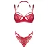 Obsessive Matildea - ensemble soutien-gorge dentelle rouge - L/XL