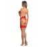 Obsessive Matildea - porte-jarretelles dentelle à chaînes - rouge - L/XL