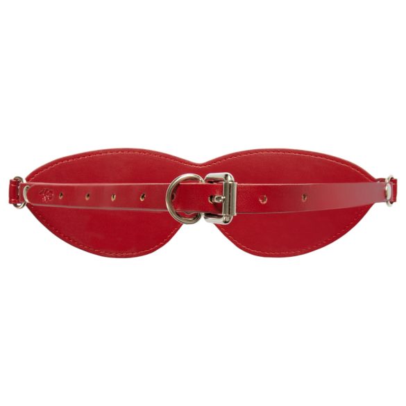 Obsessive Inferro - Masque effet cuir (rouge)