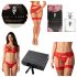 Obsessive - Coffret lingerie 6 pièces - rouge - L/XL