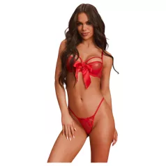   Obsessive Gifty - ensemble de lingerie sexy deux pièces pour femmes (rouge)