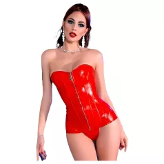 Chilirose CR 4491 - corset zippé - rouge