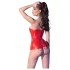 Chilirose CR 4491 - corset zippé - rouge