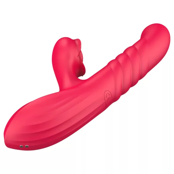 Sweet Play - vibromasseur rabbit 2 en 1 - point G et clitoris - rose