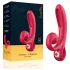 Sweet Play - Vibrateur rabbit avec stimulateur clitoris - silicone rouge