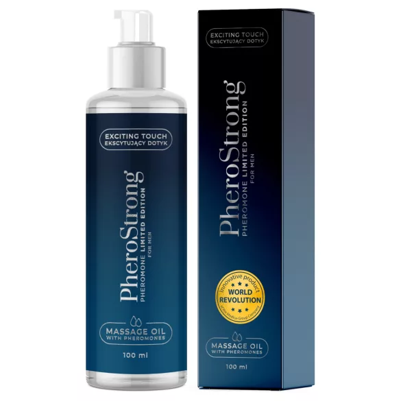 PheroStrong Édition Limitée - huile de massage hommes (100ml)