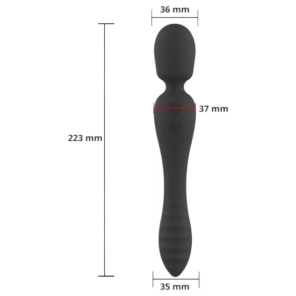 Sweet Play - vibromasseur point G et massage - silicone noir