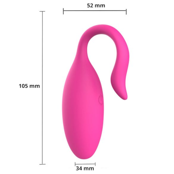 Sweet Play - œuf vibrant connecté - silicone rose