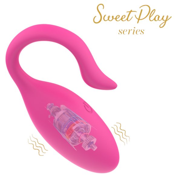 Sweet Play - œuf vibrant connecté - silicone rose
