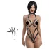 Wild Play - Body lingerie - résille sexy - noir