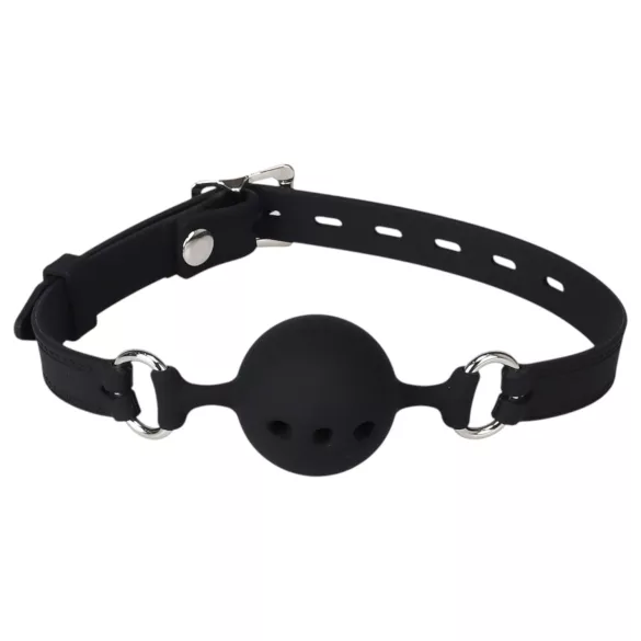 Wild Play - bâillon boule silicone noir