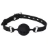 Wild Play - bâillon boule silicone noir