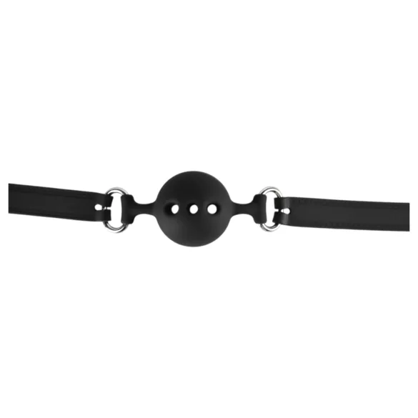 Wild Play - bâillon boule silicone noir